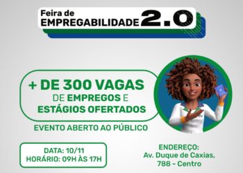 Mais de 300 vagas de emprego ofertadas: Feira de Empregabilidade do Grau Técnico ocorre em Fortaleza na sexta -feira (10/11)