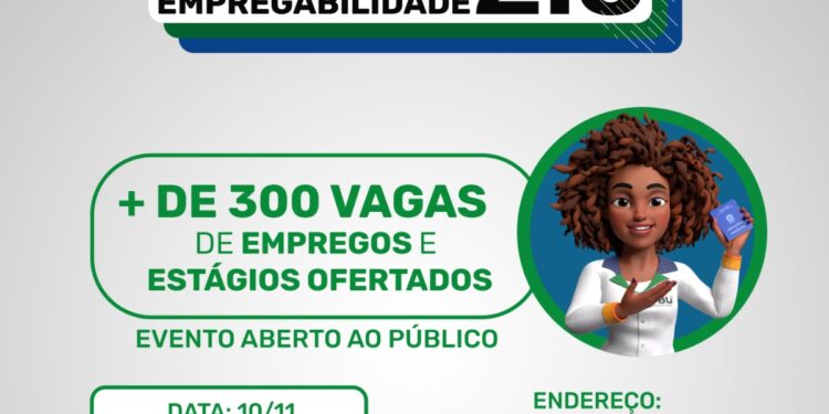 Mais de 300 vagas de emprego ofertadas: Feira de Empregabilidade do Grau Técnico ocorre em Fortaleza na sexta -feira (10/11)