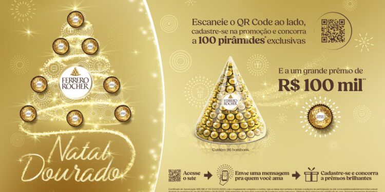  Natal Dourado Ferrero Rocher® transforma o varejo em uma experiência natalina