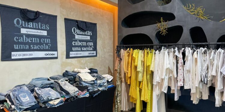 Quarta edição do Bazar & Brechó Solidário da Edisca segue até domingo (10) no Rio Mar Fortaleza com mais de 3.500 peças a preços acessíveis