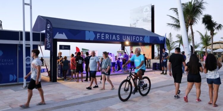 Unifor promove atividades de saúde e bem-estar gratuitas na Beira-Mar 