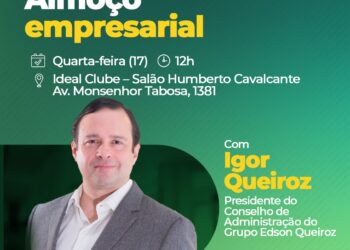 AJE realiza almoço empresarial com Igor Queiroz