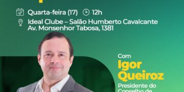 AJE realiza almoço empresarial com Igor Queiroz