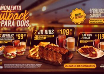 Começar o ano com ainda mais sabor? Duplas podem aproveitar experiência completa no Outback com valores especiais