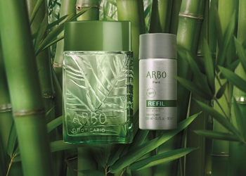 Nova faceta do frescor natural: Arbo Puro traz a harmonia de notas aromáticas, frescor e leveza do acorde bambu