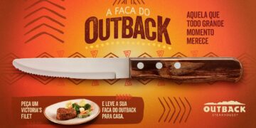 Outback presenteia fãs com sua famosa faca para steaks