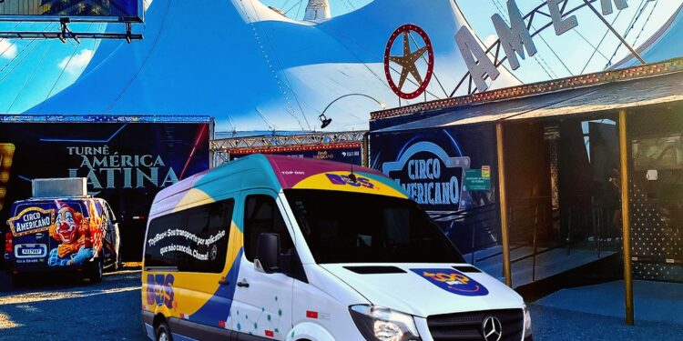 Circo Americano faz parceria com TopBus+ para Espetáculo Inclusivo neste domingo (03)