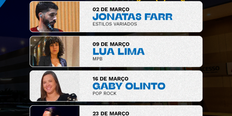 North Shopping Maracanaú realiza programação musical no mês de março