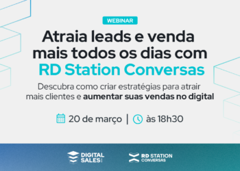RD Station Conversas realiza webinar gratuito para quem quer atrair leads e vender mais todos os dias no WhatsApp 