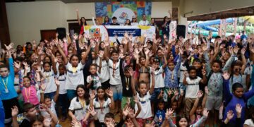 Dia Nacional da Alegria (DNA) é celebrado no Beach Park com a participação de 700 crianças e acompanhantes