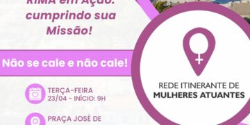 Rede Itinerante de Mulheres Atuantes realiza I RIMA em Ação no Centro de Fortaleza