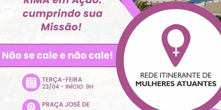 Rede Itinerante de Mulheres Atuantes realiza I RIMA em Ação no Centro de Fortaleza