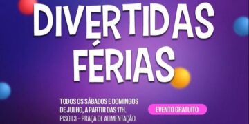 DivertidasFérias e Parque dos Dragões são destaques do mês de julho no Shopping Parangaba