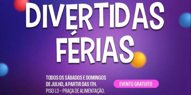 DivertidasFérias e Parque dos Dragões são destaques do mês de julho no Shopping Parangaba