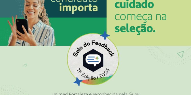 Unimed Fortaleza é reconhecida como “Empresa que dá Feedback” pela plataforma Gupy