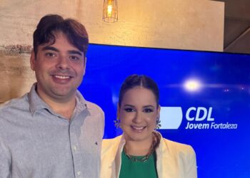 Dra. Eduarda Diógenes e Thiago Menezes participam de almoço da cdl jovem com palestra de Mariana Matos
