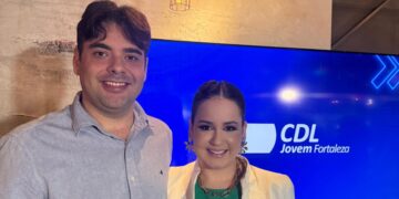 Dra. Eduarda Diógenes e Thiago Menezes participam de almoço da cdl jovem com palestra de Mariana Matos